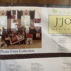 Pirate Treasure Cove Bedding and Decor.