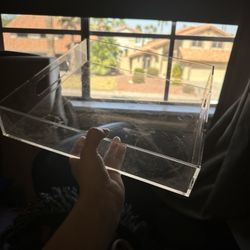 Clear Square Tray