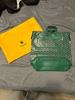 Green Goyard backpack