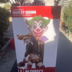 DC Bombshells Deluxe Statue - Harley Quinn 