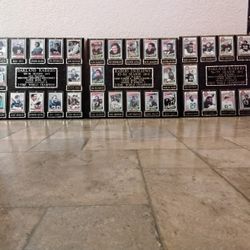 Football Card Wall Plaques  