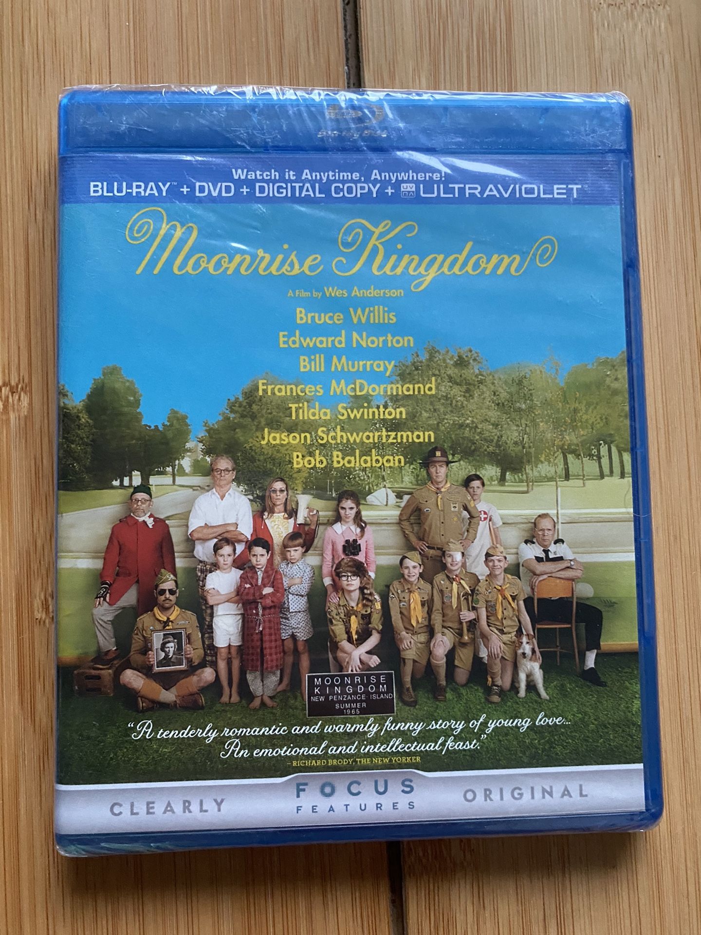 Wes Anderson Moonrise Kingdom Blu ray + DVD Brand New & Sealed