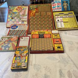 Vintage Punch Board Games