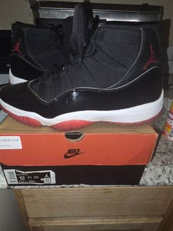 Authentic Air Jordan 11 Retro Bred Size 12 men