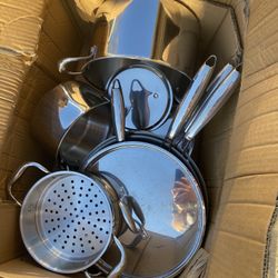 Stainless Steel Pot And Pan Set