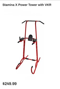 Stamina X Power Tower ● Push-ups ● Pull-ups ● Sit-ups ● Double Knee Raise COST: $250