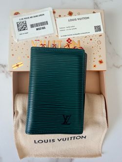 Louis Vuitton Green Epi Leather Pocket Organizer M83165 Complete