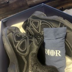 Black Dior trainers