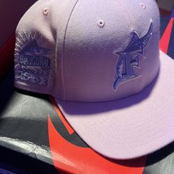 Pink Tone Florida Marlins SnapBack Hat