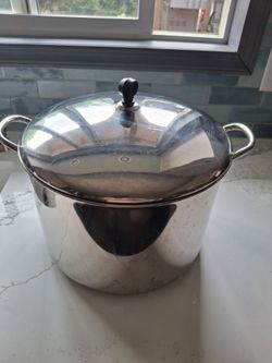 Large Stainless Steel Stock Pot with Lid