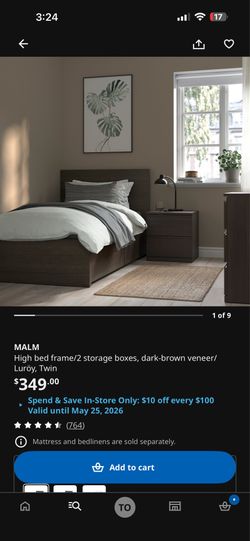 Gently used IKEA bedroom furniture