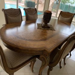 JEFFCO EST 1969 16 Piece Dining Set Table, 6 Chairs, 2 Armchair, 2 Extension 5 P
