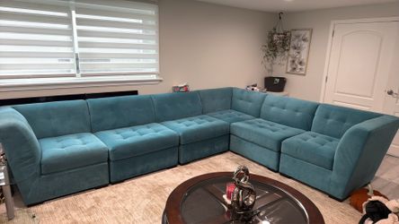velvet Sectional sofa