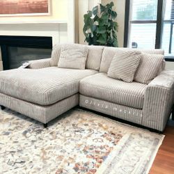 Lindyn 2 Piece Sectional & With Chaise Couch⚡Brand New Living Room Sofa 