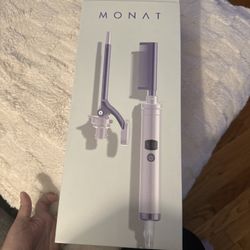🌸 MONAT Sleek & Curled Interchangeable Hot Comb & Curling Rod