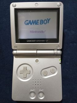 Nintendo Gameboy Advanced SP Sliver 