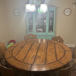 Handmade Wooden Dining Table With Or Without Chairs