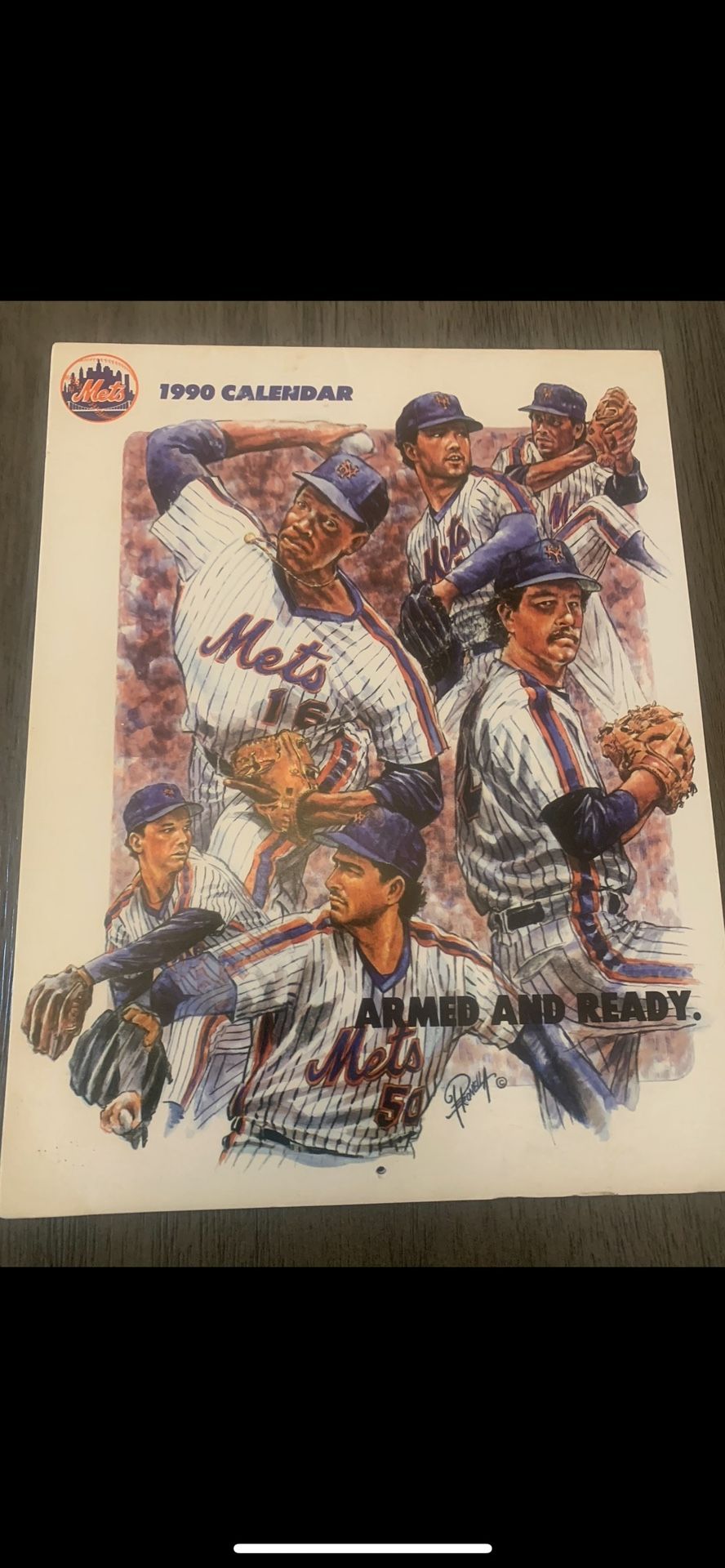 New York Mets 1990 Calendar