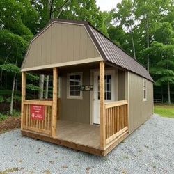 🚨 Gorgeous 10’ x 24’ Lofted Barn Cabin from Shed Gal! 🚨