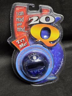 Radica 20Q Electronic Handheld Game Purple NEW Sealed NIP 20 Questions Toy