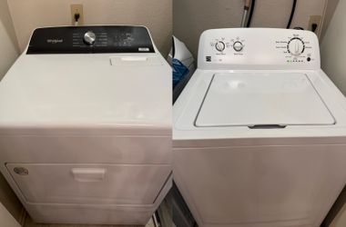 Whirlpool Dryer and Kenmore Washer Set