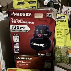 Husky 3 Gal Air Compressor 