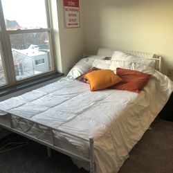 Bed Frame & Mattres For Sale Almost Very Brand New