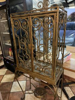 Wrought Iron Wine Rack