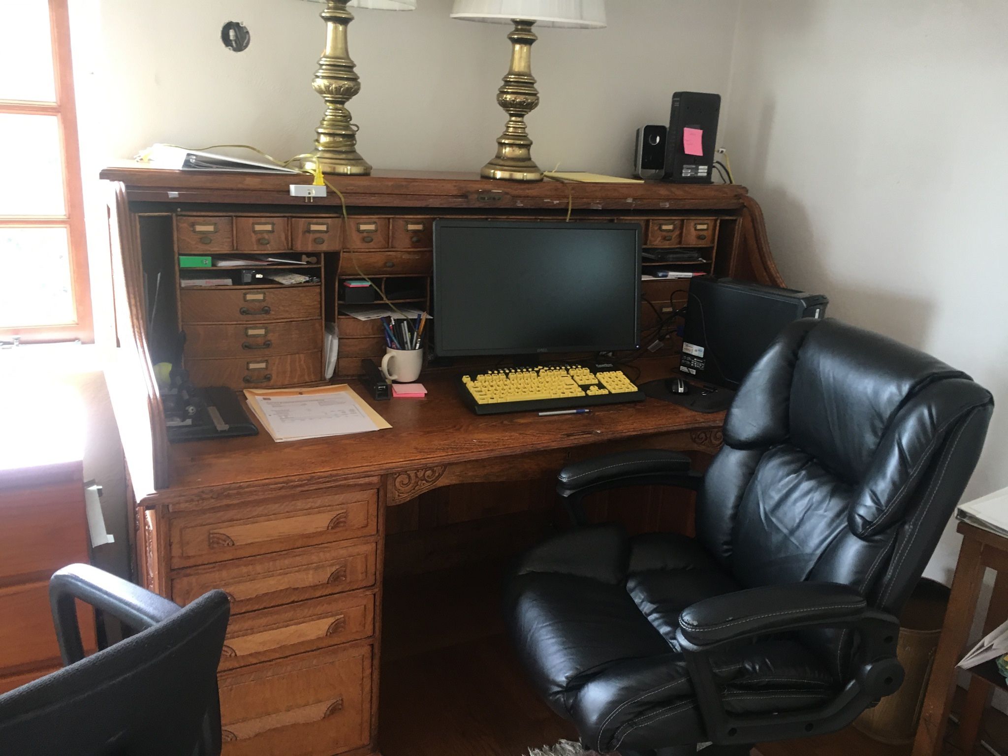 Antique Roll top Desk