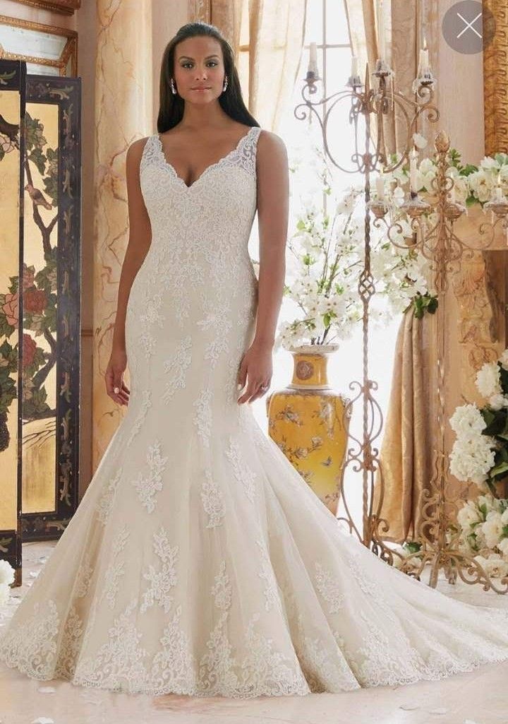 Wedding Dress By Madeline Garner Size 16w