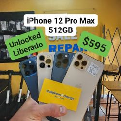 iPhone 12 Pro Max 512GB Unlocked LIBERADO