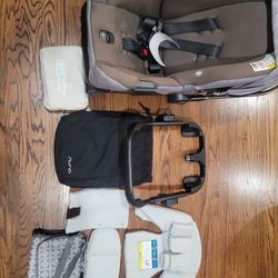Nuna Bundle Car Seat,  Car Seat Base, Adapter, Inserts