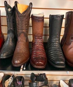 Botas vaqueras de piel para hombre
