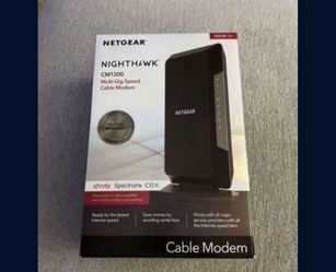 NETGEAR - Nighthawk 32 x 8 DOCSIS 3.1 Cable Modem - Black-Xfinity Customers  