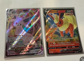 Flareon V And Espeon Vmax