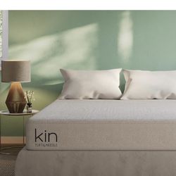 Tuft & Needle Kin Medium Plush 10" King Hybrid Mattress, Cooling, Pressure Relief, And Individually-Wrapped Coils, 100 Night Trial, Fiberglass-Free, C