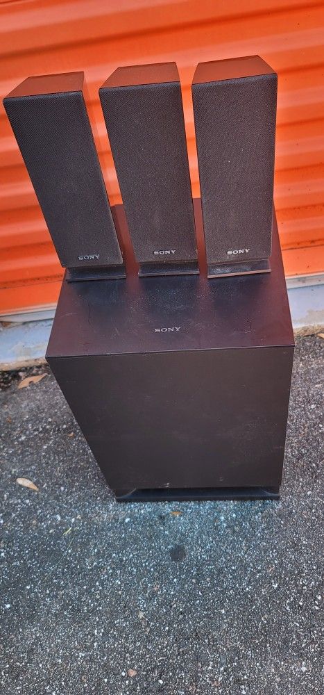 sony home theaters speaker with subwoofer 