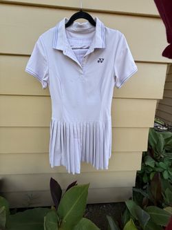 YONEX Athletic Tennis / Badminton Dress with Built-in Shorts - Light Purple / Grey (Size O / US L)