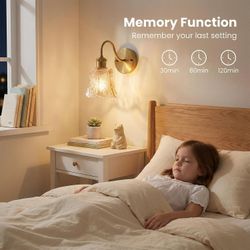 Rechargeable Wall Sconces 2Pack new