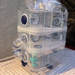 Clear Hamster Cage