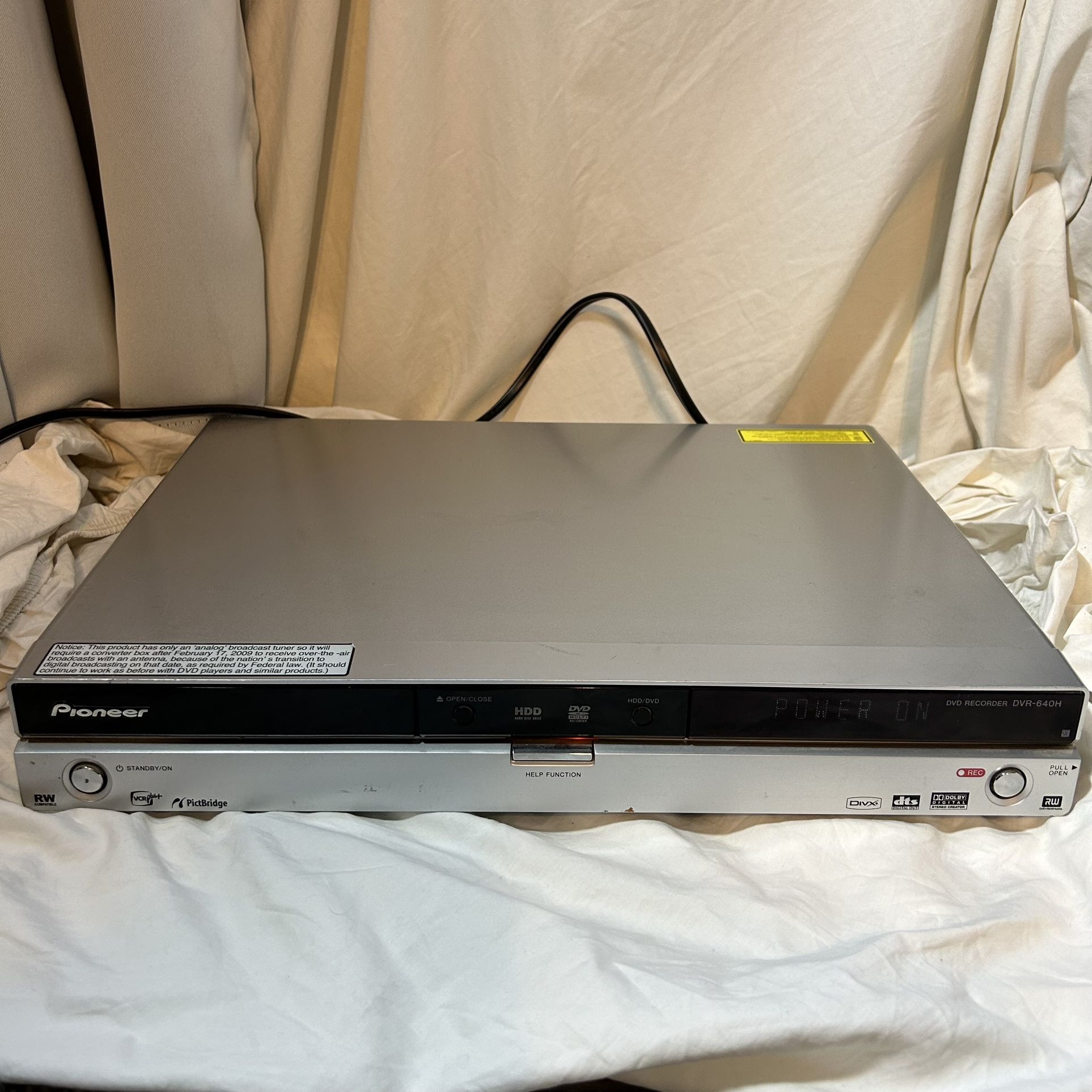 Pioneer DVR-640H DVR
