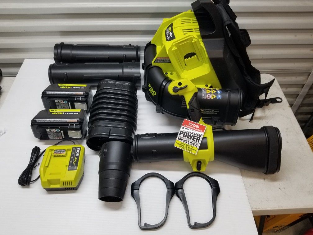 Blower Kit Ryobi 40v Backpack Blower BACKPACK BLOWER RYOBI 40V
