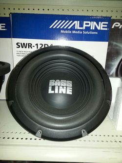 Alpine 12" subwoofer