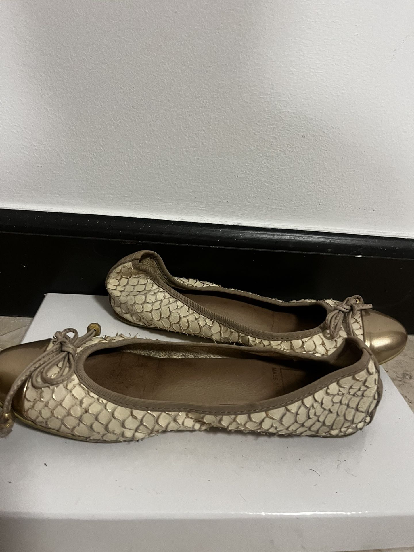 Italian Leather Flats Size 7 