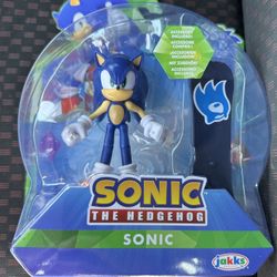Sonic The Hedgehog 35th Anniversary Figure SONIC w SNOWBOARD 4" Figure NEW 2026