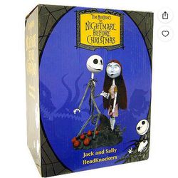 Nightmare Before Christmas Jack and Sally Spiral Hill Head Knockers