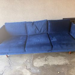 84” Velvet Sofa 