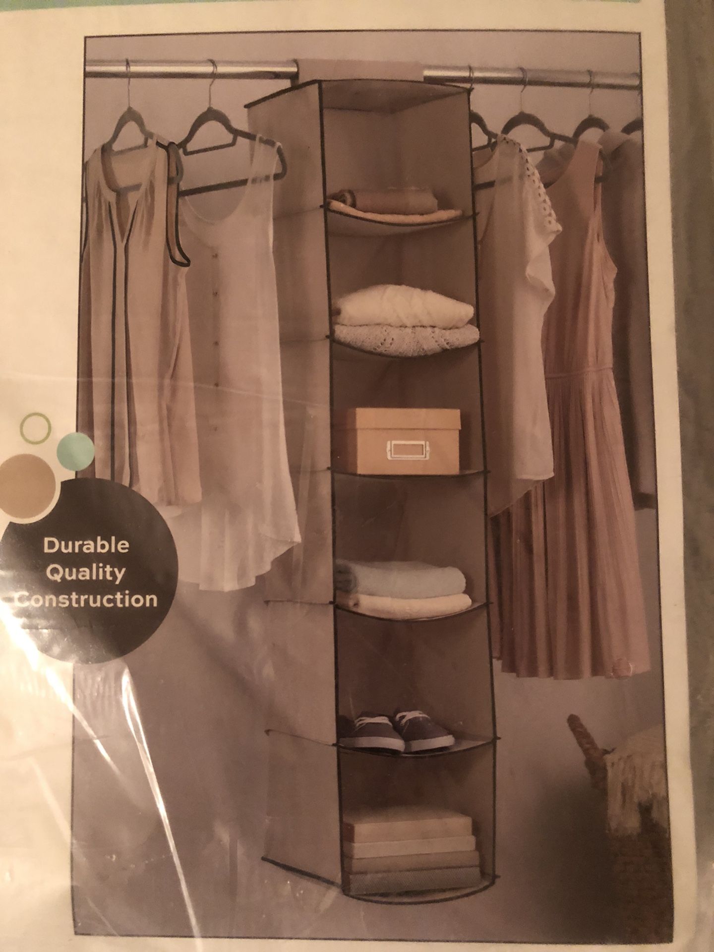 6 Compartment Hanging Storage System