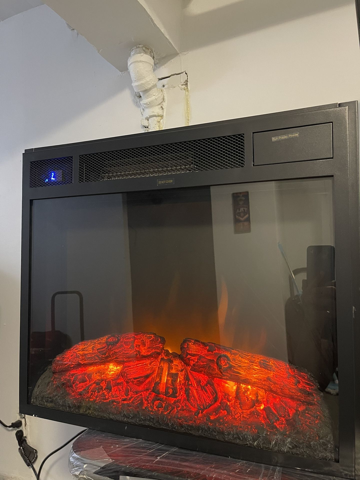 23” Electric Fireplace Insert Heater
