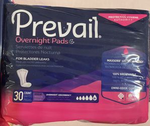 Prevail Overnight Pad For Bladder Leaks